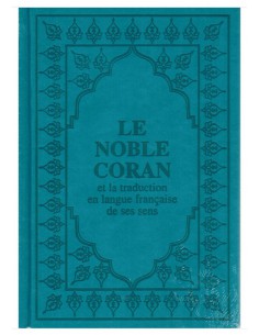 Coran Arabe/Français bleu